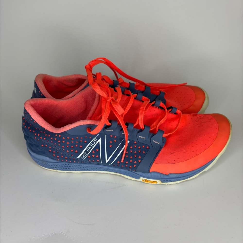 New Balance Womens Minimus 10V4 WT10DG4 Orange Running Shoes Sneakers Size 10.5B